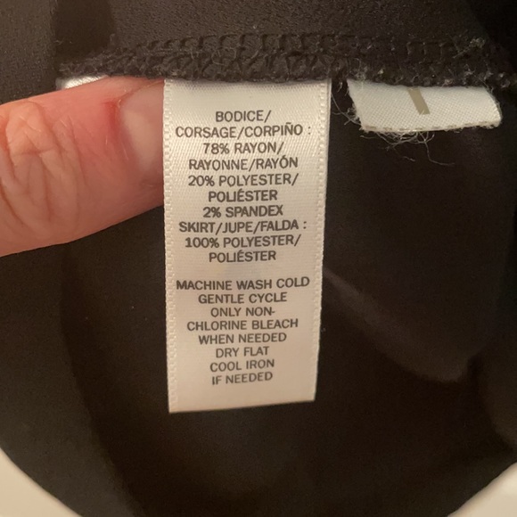 Black and Gray Dress - Office Wear - Picture 4 of 5